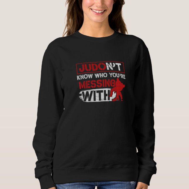 Combat fight Judo Trainer Athlete Premium_2 Sweatshirt (Front)