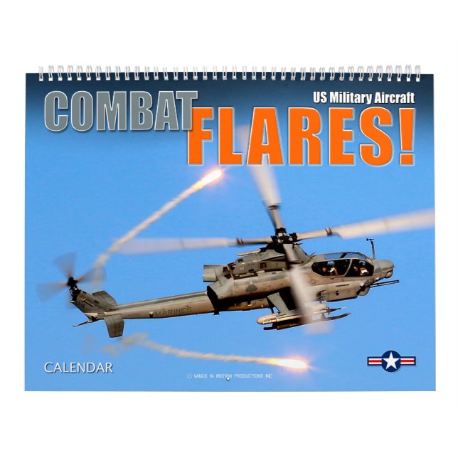 COMBAT FLARES! US Military Aircraft Calendar (Cover)