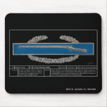 Combat Infantry Badge Technical Mouse Pad at Zazzle