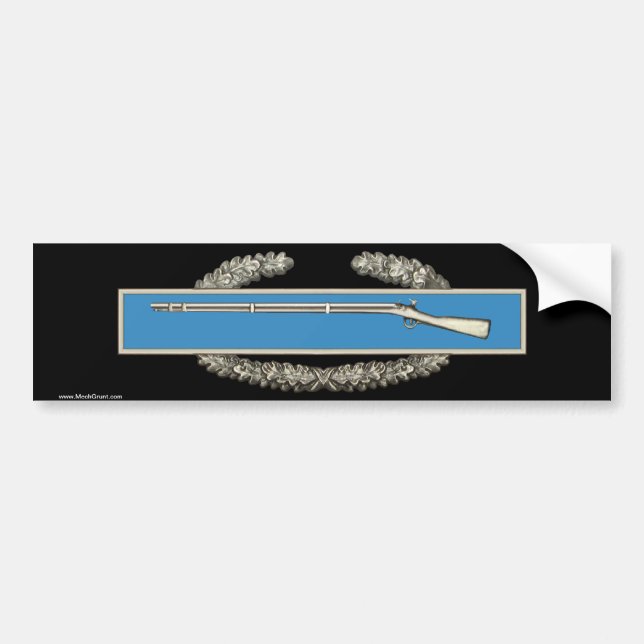 Combat Infantryman Badge Bumper Sticker (Front)