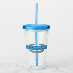 Combat Infantryman Badge CIB Army Veteran Acrylic Tumbler