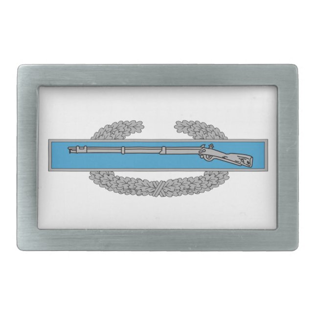Combat Infantryman Badge CIB Army Veteran Belt Buckle (Front)