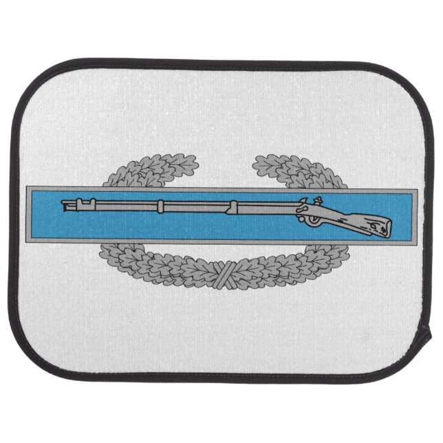 Combat Infantryman Badge CIB Army Veteran Car Floor Mat (Rear)