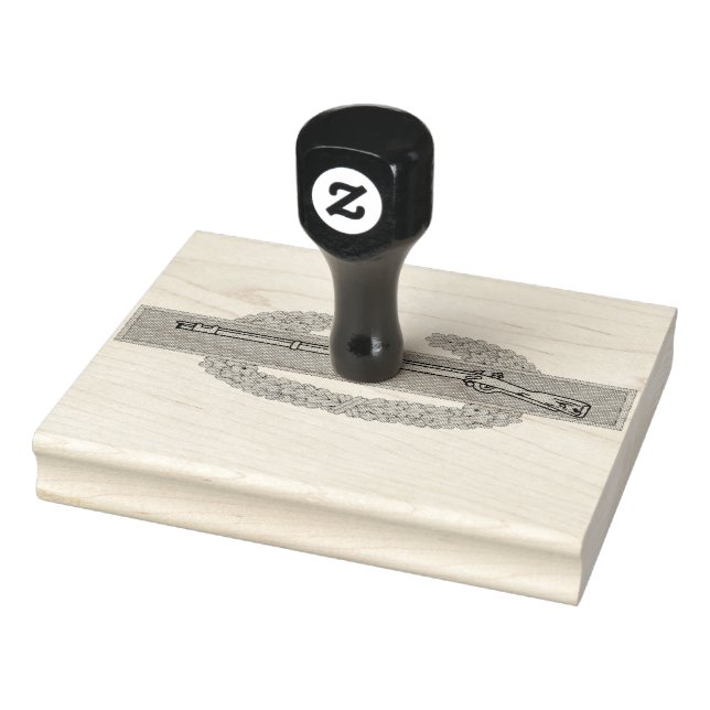 Combat Infantryman Badge CIB Army Veteran Rubber Stamp (Stamp)