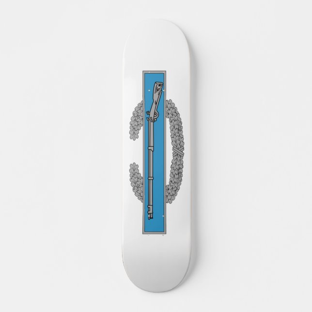 Combat Infantryman Badge CIB Army Veteran Skateboard (Front)