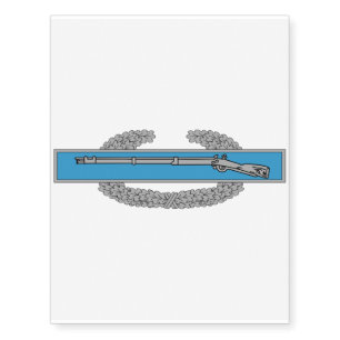 Combat Infantryman Badge CIB Army Veteran Temporary Tattoos