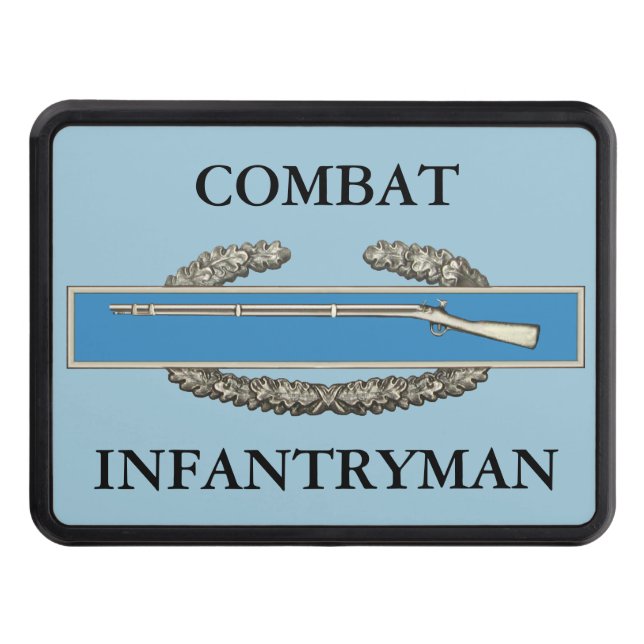 Combat Infantryman Badge Hitch Cover (Front)