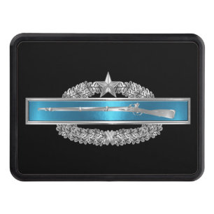 Combat Infantryman Badge with Combat Star  Hitch Cover