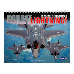 COMBAT LIGHTNING! - US Military F-35 Lightning II Calendar