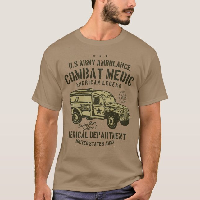 Combat Medic American Legend T-Shirt (Front)
