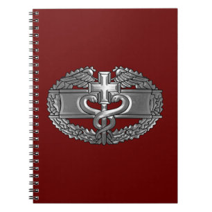  Combat Medic Badge  Notebook