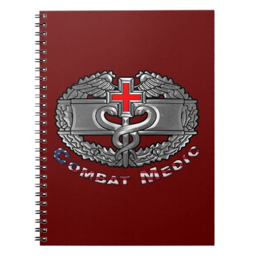  Combat Medic Badge  Notebook