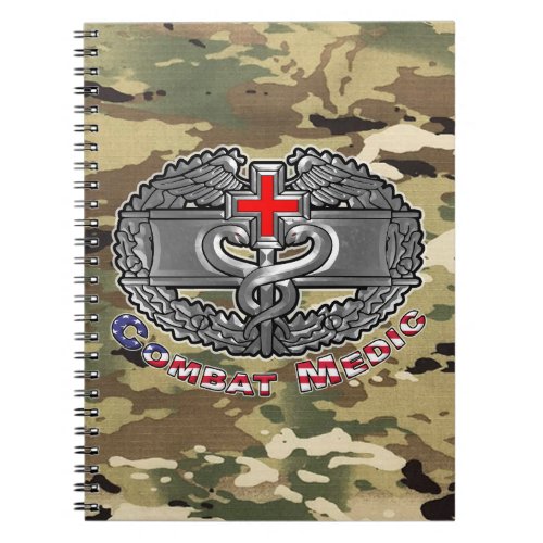 Combat Medic Badge Notebook