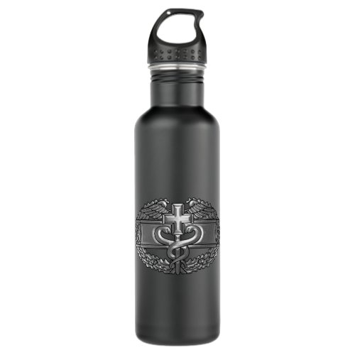 Combat Medic Badge Stainless Steel Water Bottle