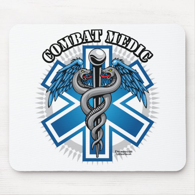 Combat Medic Mouse Pad (Front)