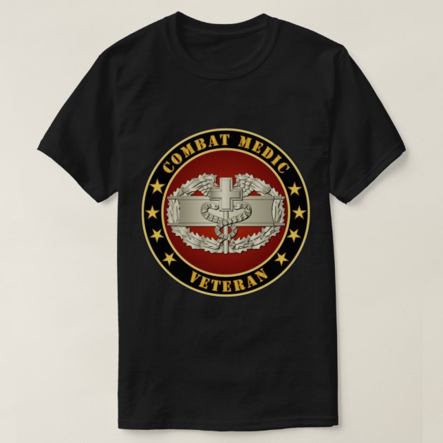 Combat Medic Veteran Army - Combat Medic Veteran _ T-Shirt (Design Front)