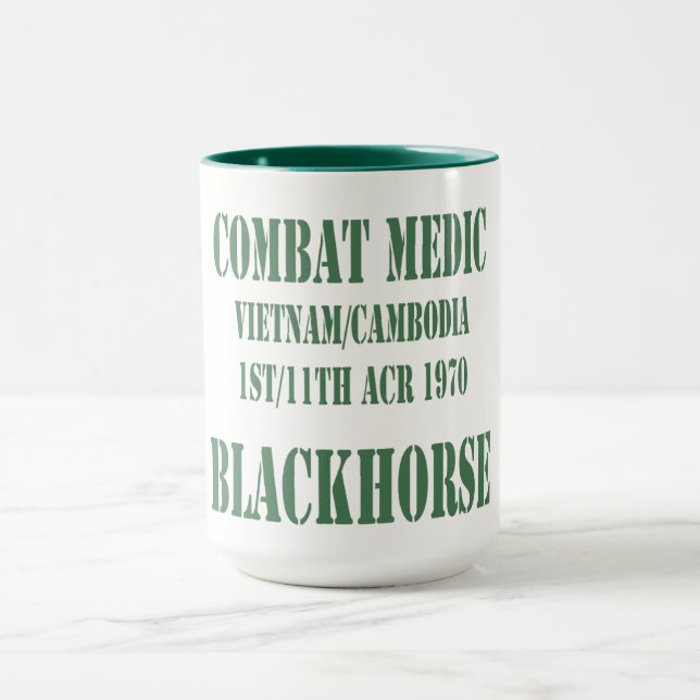 Combat Medic Vietnam 1970 Mug (Center)