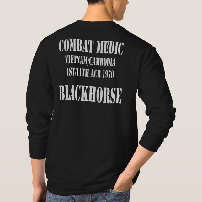 Combat Medic Vietnam 1970 T-Shirt (Back)