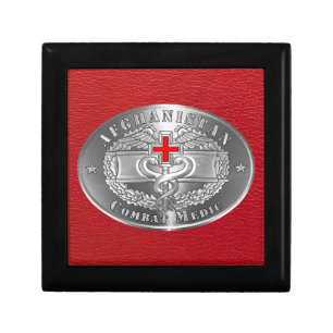 Combat Medical Badge Afghanistan  Gift Box