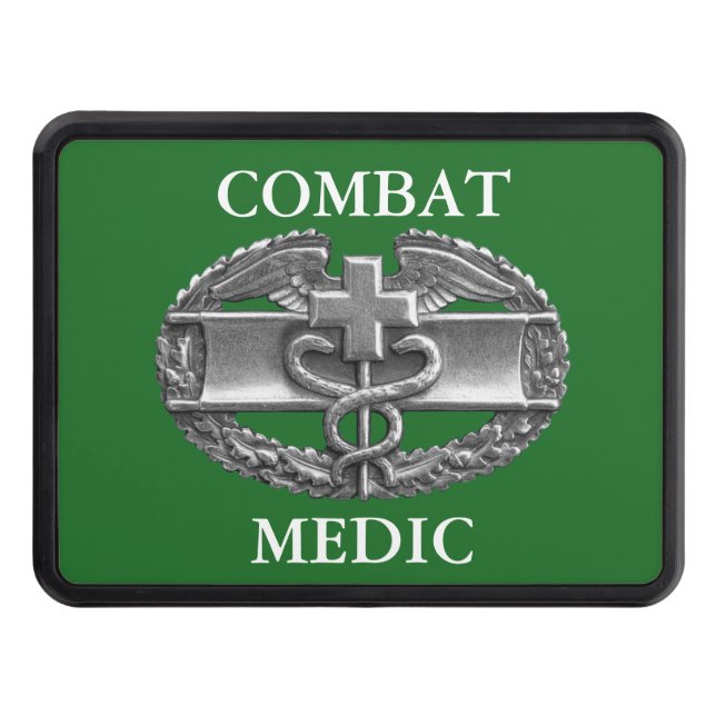 Combat Medical Badge Hitch Cover (Front)