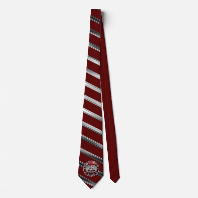 Combat Medical Badge  Neck Tie (Front)