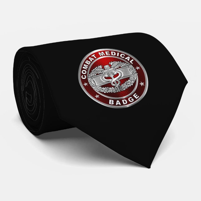 Combat Medical Badge Neck Tie (Rolled)