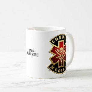 Combat Medical Skull & Swords Cross Patch Coffee Mug