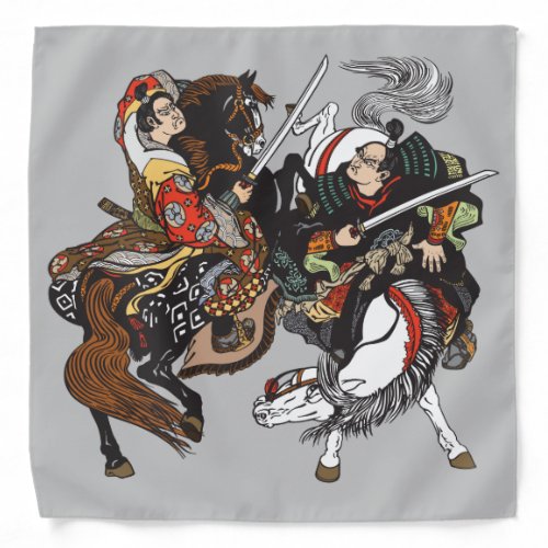 Combat of Japanese samurai warriors Bandana