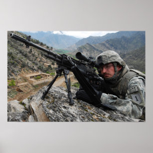 Combat Patrol in Afghanistan Poster