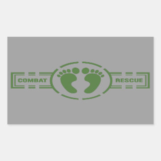 Combat Rescue Roundel Sticker | Green Feet