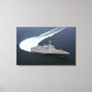 Combat ship Independence in the Gulf of Mexico Canvas Print