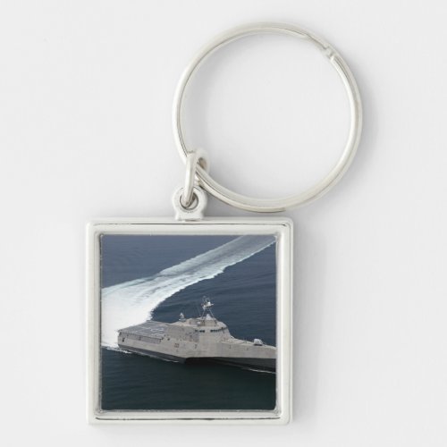 Combat ship Independence in the Gulf of Mexico Keychain