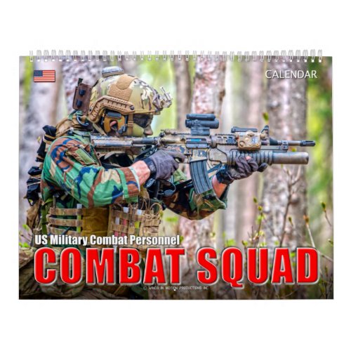 COMBAT SQUAD _ US Military Combat Personnel Calendar