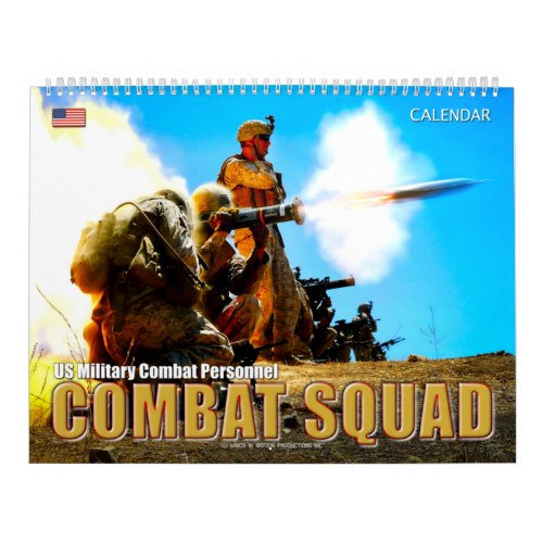 COMBAT SQUAD _ US Military Combat Personnel Calendar