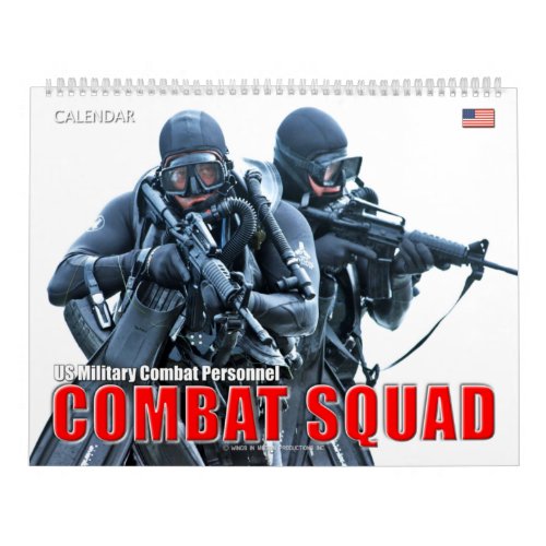 COMBAT SQUAD _ US Military Combat Personnel Calendar