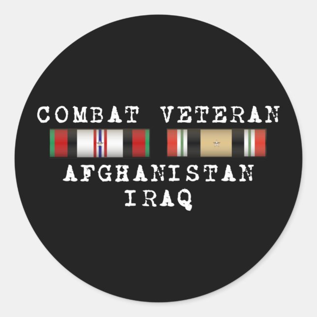 Combat Vet Sticker (Front)