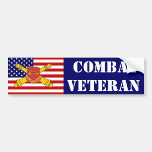 COMBAT VETERAN BUMPER STICKER