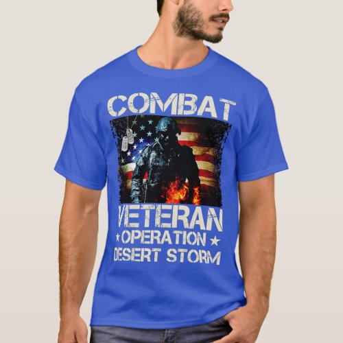 Combat Veteran Desert Storm TShirt