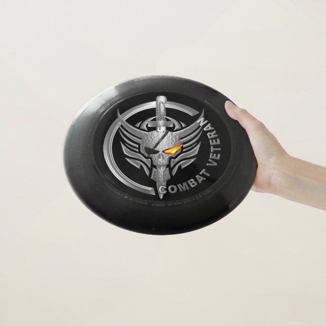  Combat Veteran  Wham-O Frisbee (In Hand)