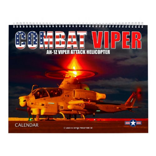 COMBAT VIPER _ AH_1Z VIPER Attack Helicopter Calendar