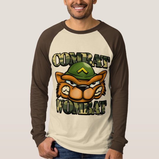 combat wombat t shirt