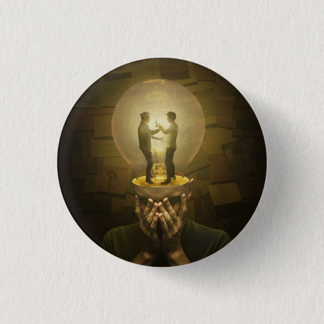 Combating burnout button (Front)