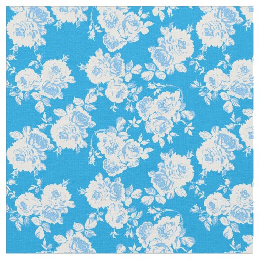 Combed Cotton in Delphia capri blue Fabric