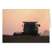 Combine at Sunset (Front Horizontal)