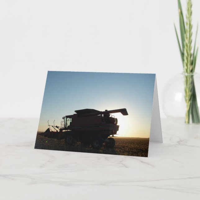 Combine at Sunset Card (Front)