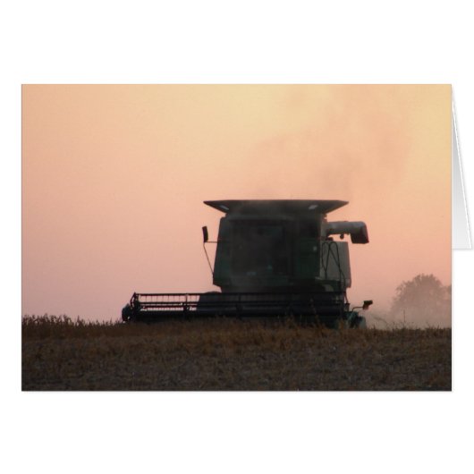 Combine at Sunset Cards (Front Horizontal)