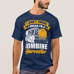 Combine Harvester Driver Farming Farm Farmer Gift T-Shirt