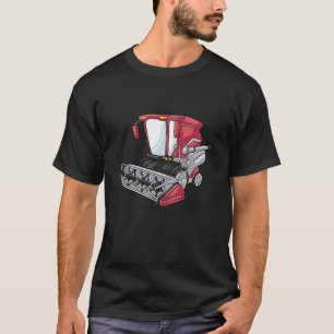 Combine Harvester Farmer Tractor Farm Farming T-Shirt