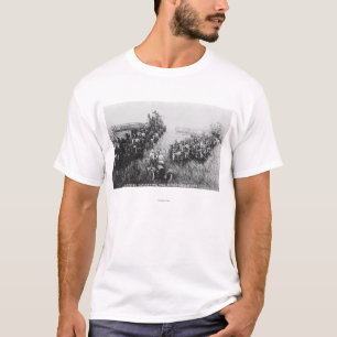 Combine Harvester Scene T-Shirt
