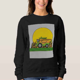Combine Tractor Retro Sweatshirt